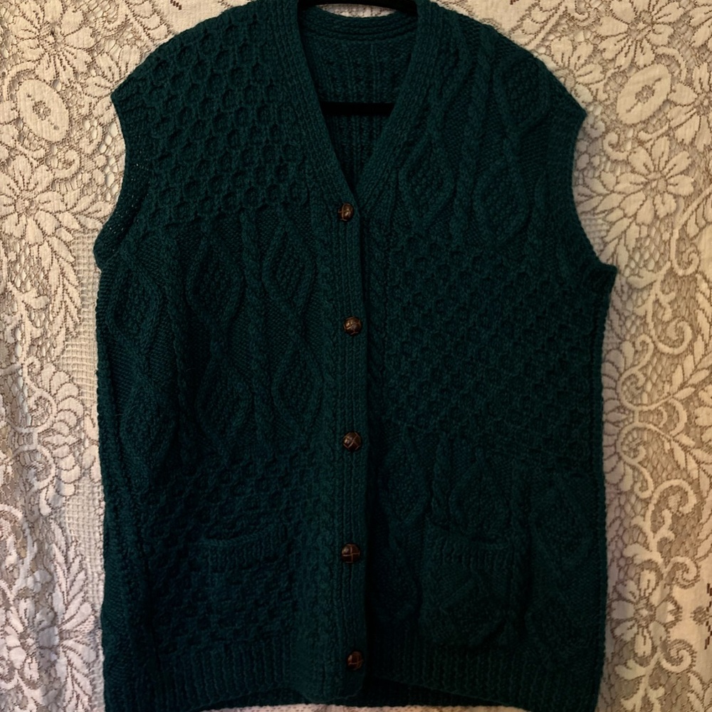 Cozy Knit Button-Up Vest